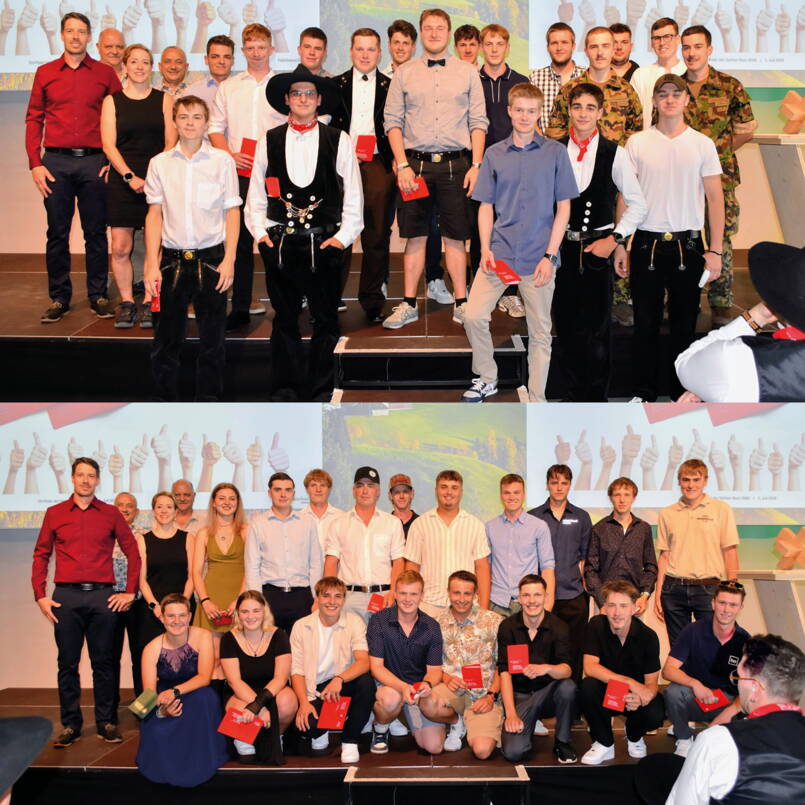 QV Feier Gruppenfotos der Abschlussklassen